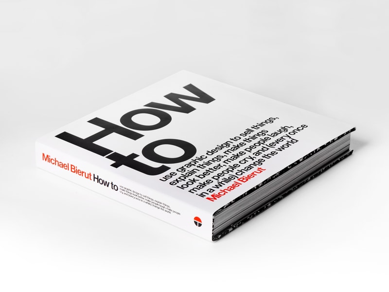 Cover design of the book How To by Michael Bierut